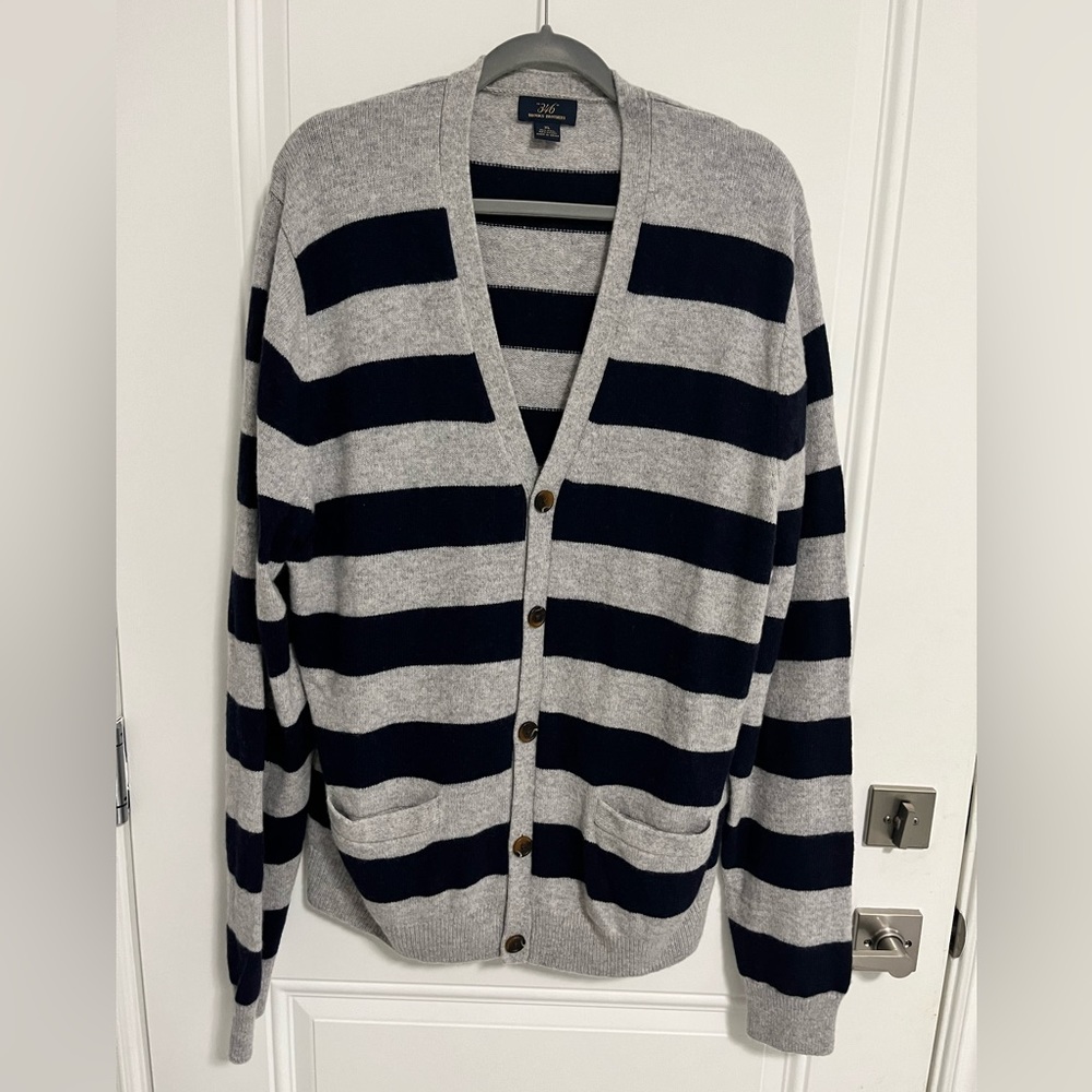 NWOT - Brooks Brothers Men’s Wool Blended Cardigan- Size XL
